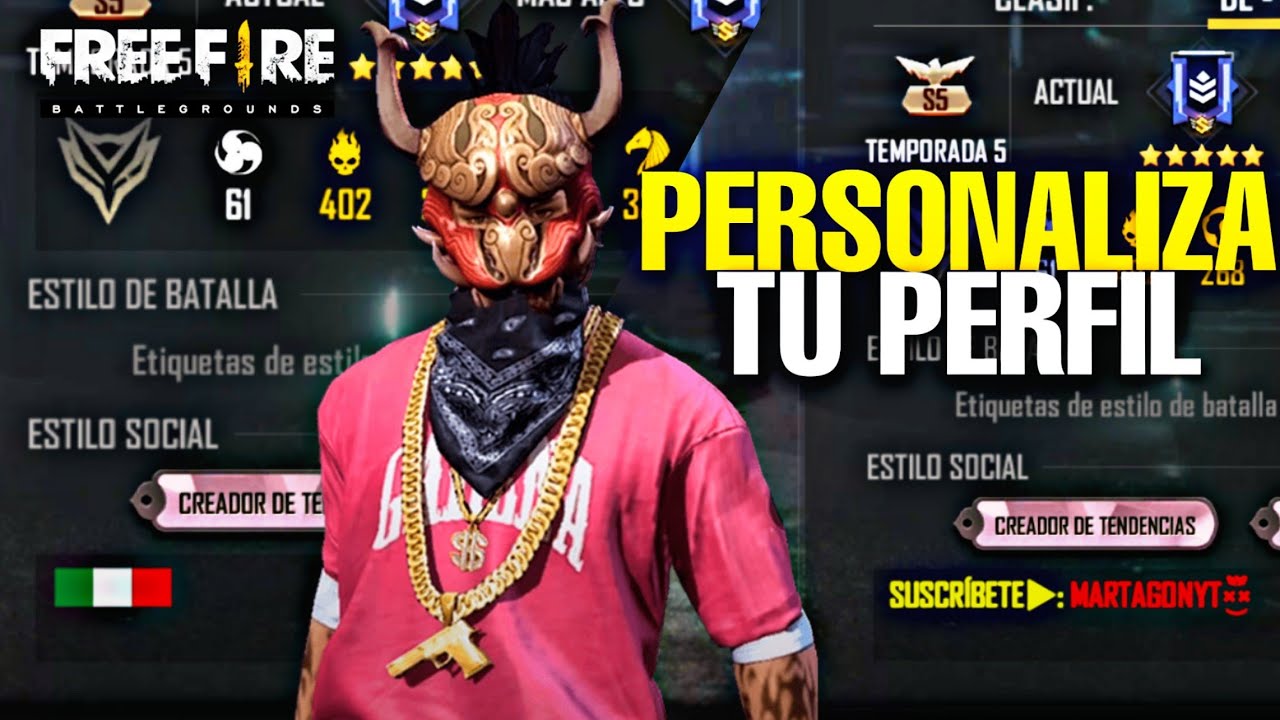 Personaliza tu Perfil en Free Fire con Colores, Banderas y Símbolos